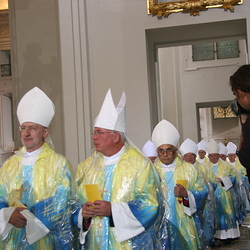 Papstbesuch Mariazell - Stm.? kathbild/Slowacek, Helgapa200709071slo,pa20070908