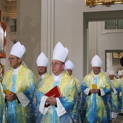 Papstbesuch Mariazell - Stm.? kathbild/Slowacek, Helgapa200709071slo,pa20070908